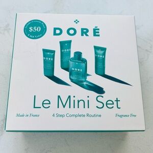 NWT DORÉ Le Mini Skincare Routine Set